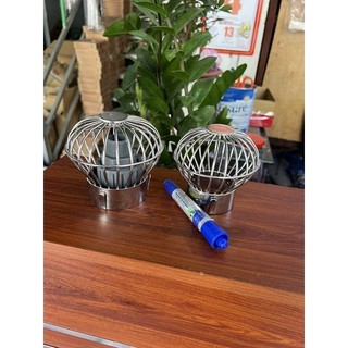 Cầu chắn rác sân thượng nan dày inox 304