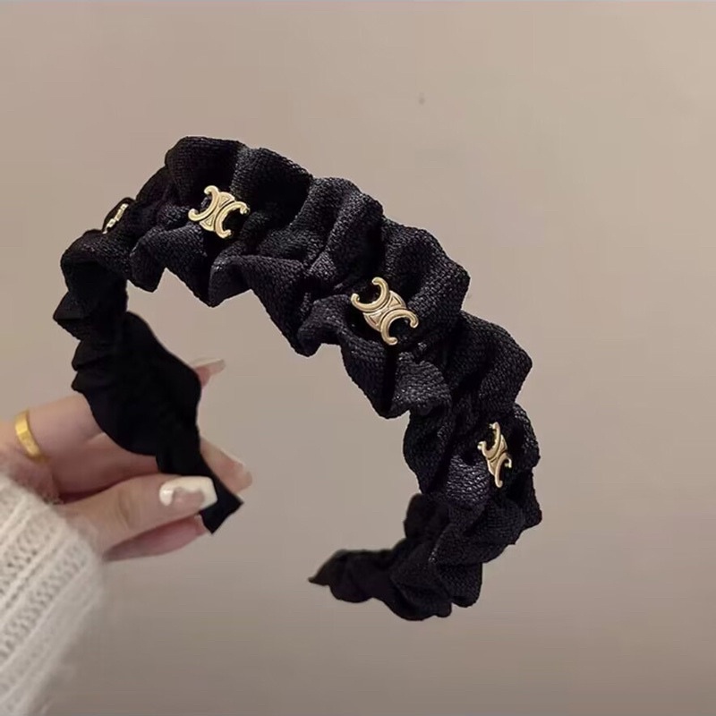 Băng đô bờm tóc logo thương hiệu phong cách Hàn Quốc