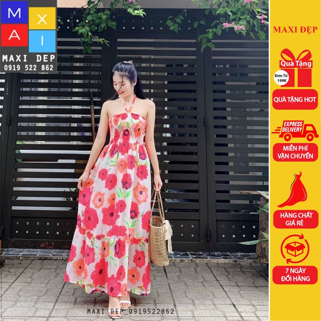 Maxi Cúp Ngực Freesize Siêu Xinh Hoa Hồng Dạ Hàng Maxidep