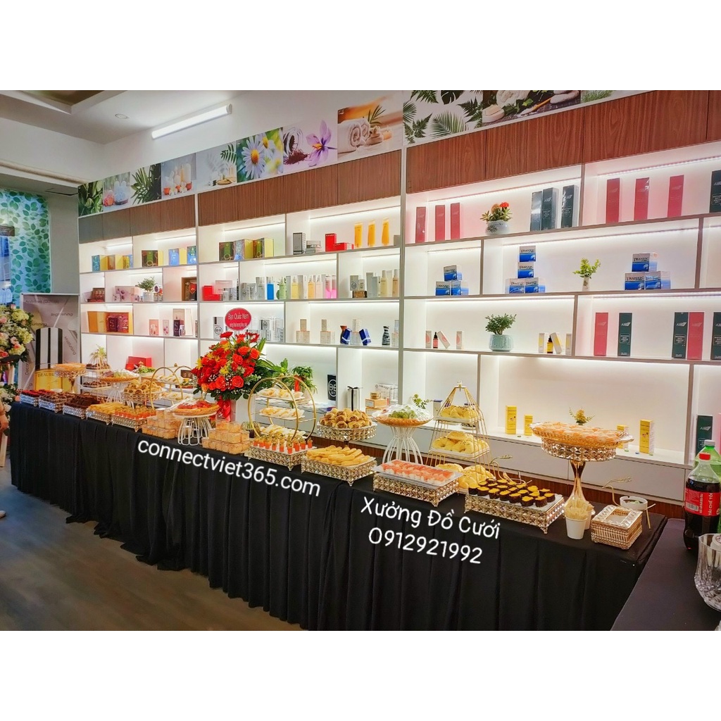 🍰 Khay Kệ Lồng Chim Đựng Bánh Kẹo, Hoa Quả Trang Trí Tiệc Sinh Nhật, Teabreak, Buffet, Gia Tiên  🍰