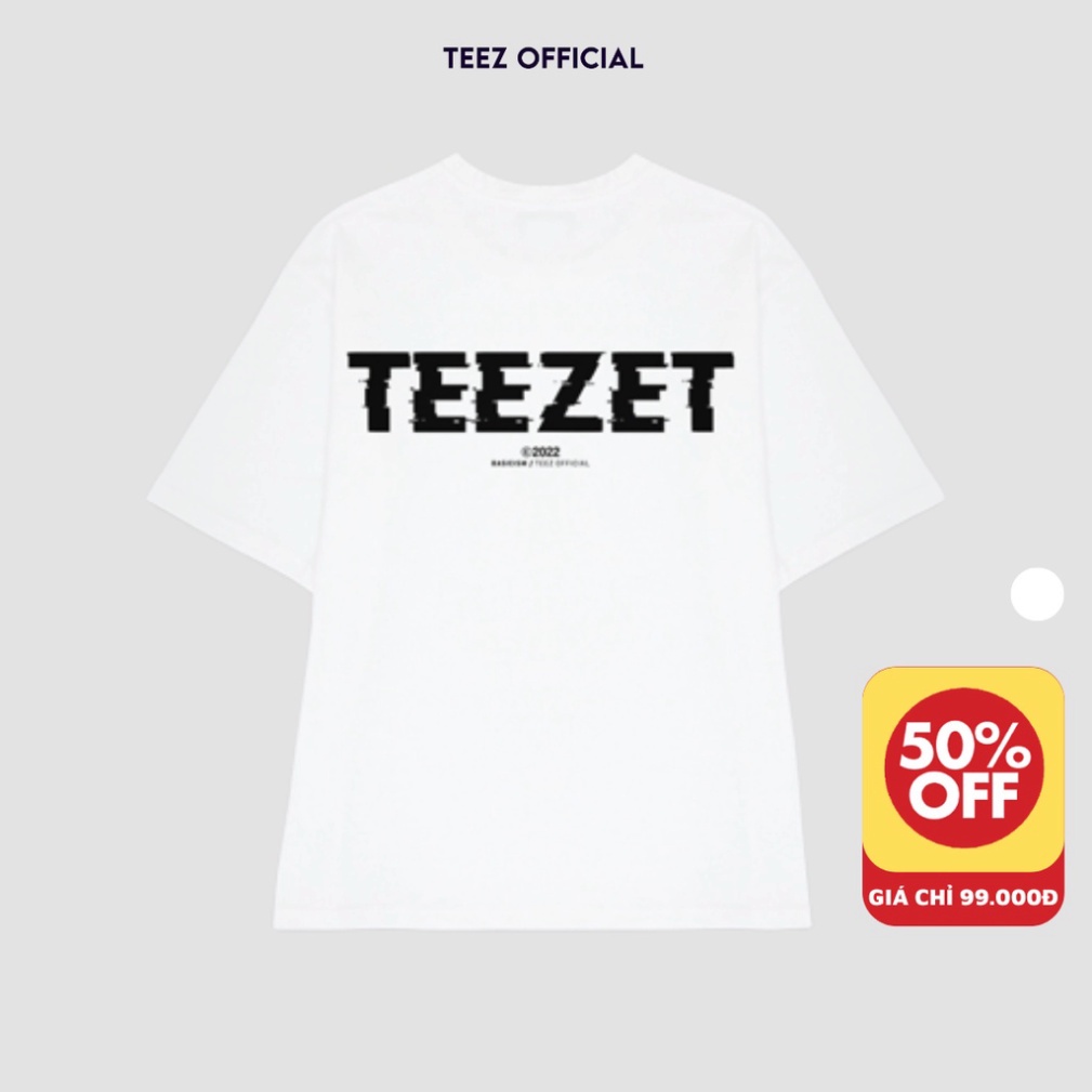 Áo Thun Unisex Nam Nữ TEEZ - TZ1002B Form Rộng Tay Lỡ Freesize - Hàng mới về