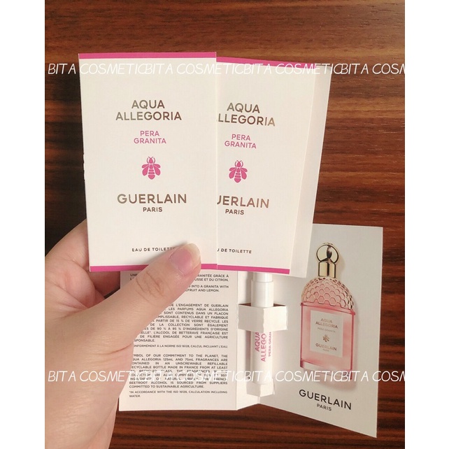 Vial Nước Hoa Guerlain Pera Granita Eau de Toilette 1,2ml mới