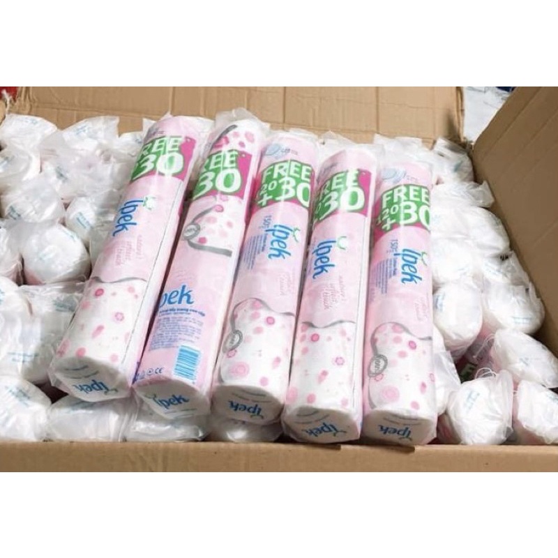 Bông tẩy trang Ipek 150pcs siêu mềm mịn