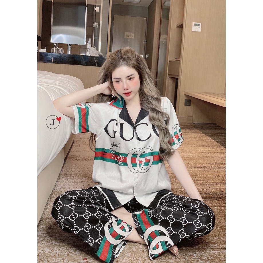 Tuyển tập các đồ pijama mẫu gucci siêu sang chảnh siêu xinh cho các nàng đây | Kenmy's Pijama