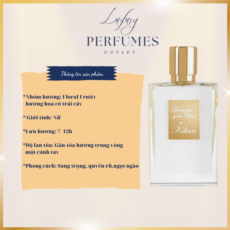 Nước Hoa 𝐊𝐢𝐥𝐢.𝐚𝐧 𝐆𝐨𝐨𝐝 𝐆𝐢𝐫𝐥 𝐆𝐨𝐧𝐞 𝐁𝐚𝐝 𝐑𝐚̆́𝐧𝐓𝐫𝐚̆́𝐧𝐠, 𝐊𝐢𝐥𝐢𝐚𝐧 BLACK 50ml full hộp Đẳng Cấp, Sang trọng | BigBuy360 - bigbuy360.vn