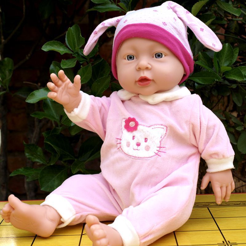 Bộ Quần Áo , Váy Búp Bê Em Bé Silicon - Cao 41cm