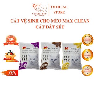 Cát Đất Sét Max Clean Vệ Sinh Cho Mèo