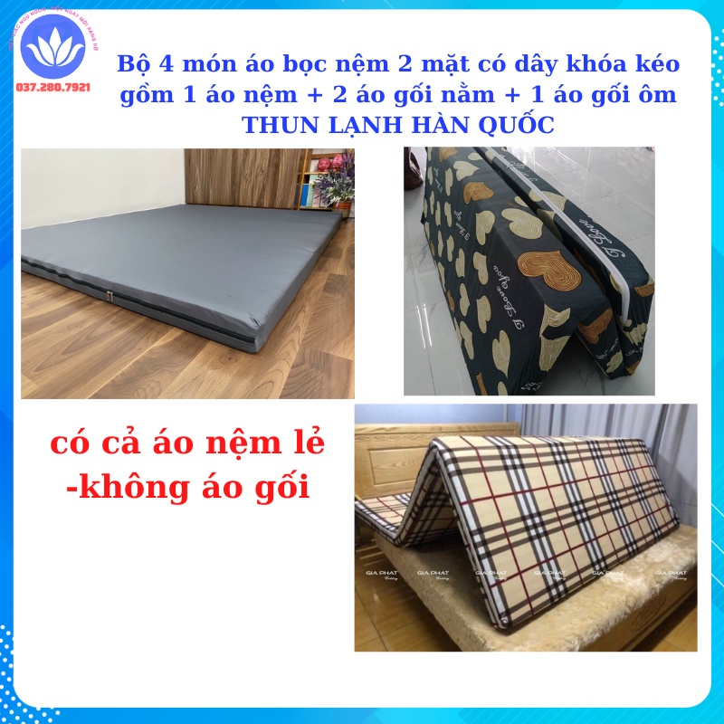 thun lạnh in Hàn Quốc đủ size và màu sắc (2 aó gối nằm +1 áo gối ôm )