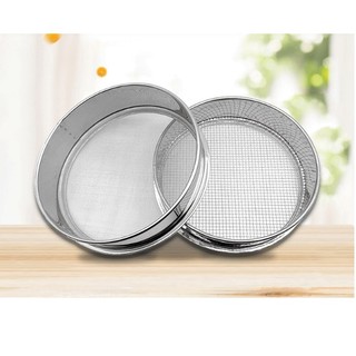 60mesh = 0.3mm  -  Rây lọc inox 304 loại DÀY - Rây bột làm bánh, sữa đậu nành, rau má....