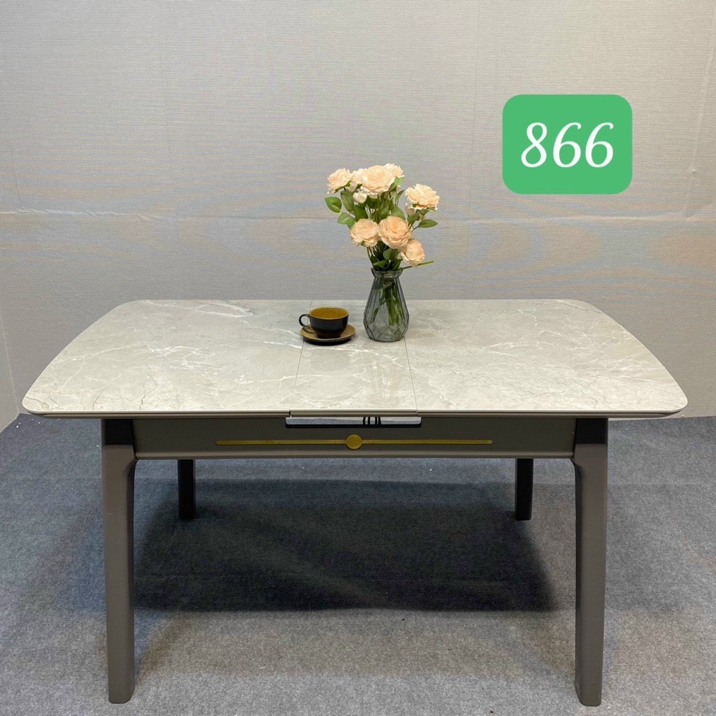 Bàn Thông Minh Mở Rộng T90 Có Bếp Từ,Nhập Khẩu Nguyên Chiếc,Mặt Đá Ceramic Bóng(Không Bao Gồm Ghế)- Ảnh Thật
