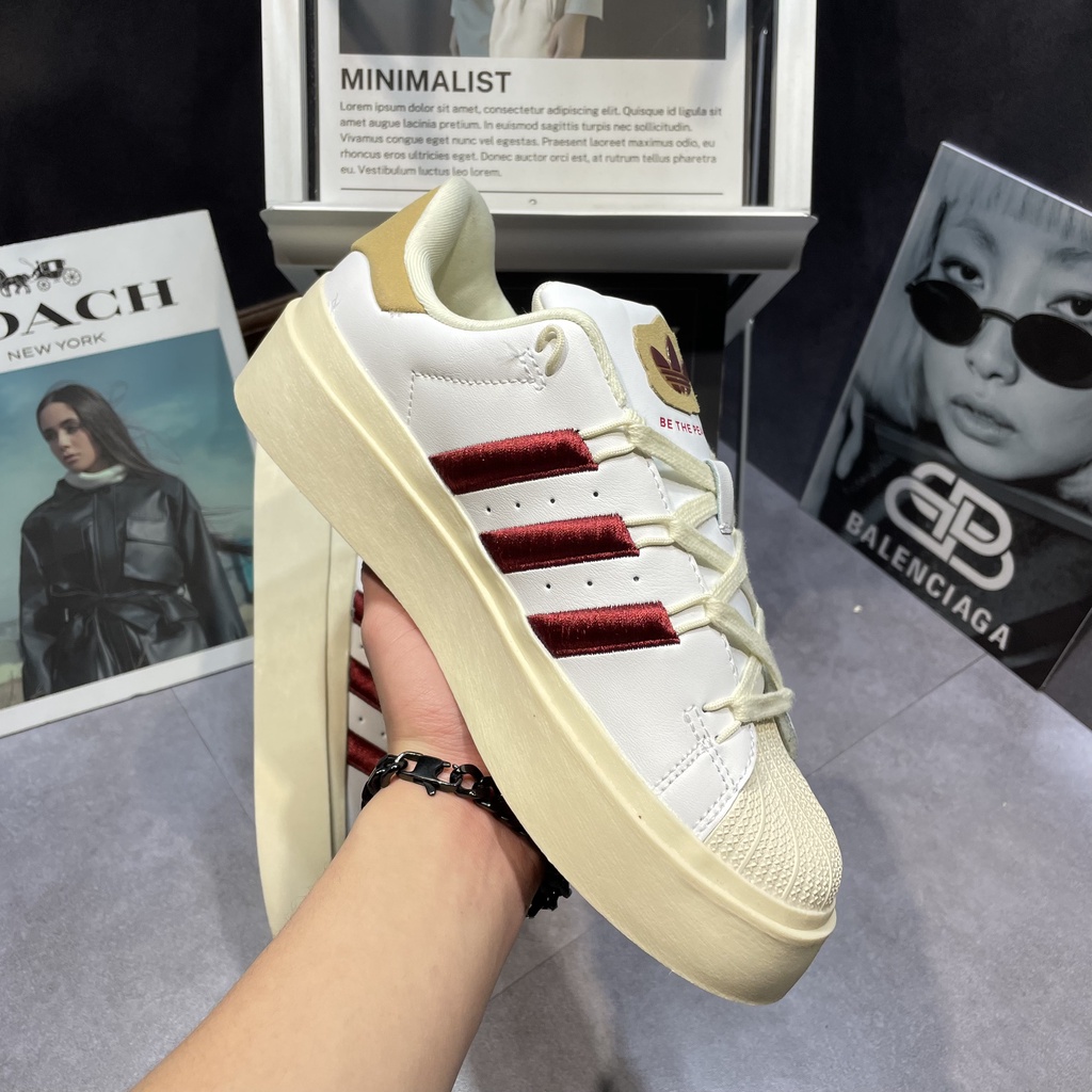 GIÀY THỂ THAO ADIDAS SUPERSTAR BONEGA. GIÀY THỂ THAO DAS SÒ ĐẾ CAO