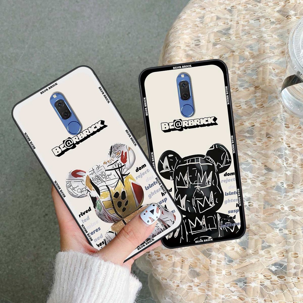 Ốp lưng Huawei Nova 2i hình gấu bearbrick, smile thời trang, ốp lưng rẻ bền đẹp