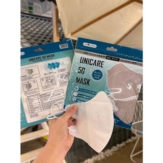 Khẩu trang 5d unicare thùng 100 chiếc người lớn