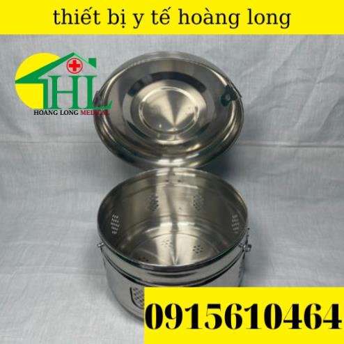 Hộp hấp dụng cụ, hộp hấp y tế, hộp hấp tiệt trùng, hộp hấp inox các size