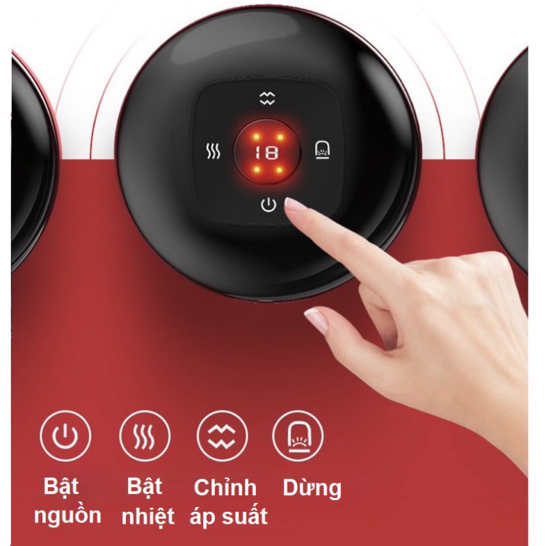 Máy Giác Hơi cạo gió cầm tay- Máy massage, giúp giảm đau, mệt mỏi, lưu thông khí huyết,tặng kèm tinh dầu