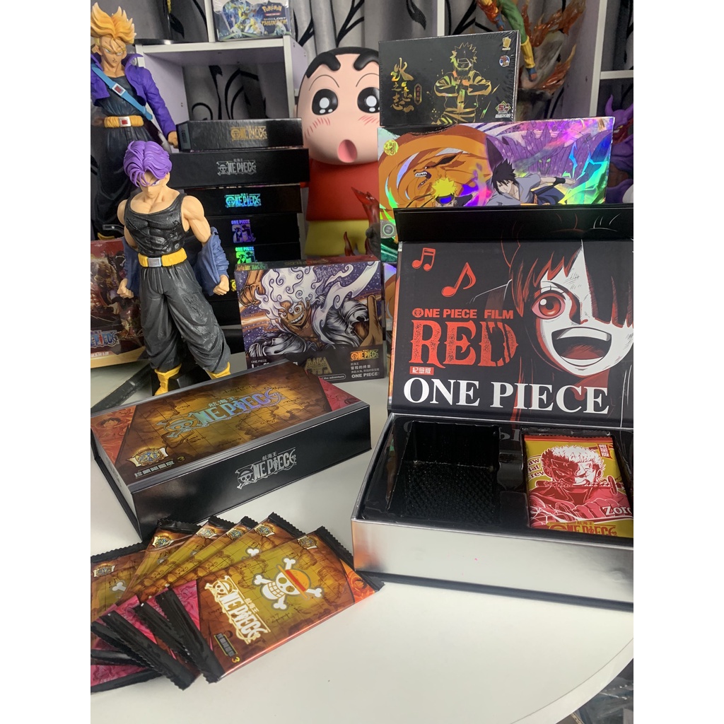 Hộp thẻ nhân phẩm One Piece fullbox map vàng hàng có sẵn