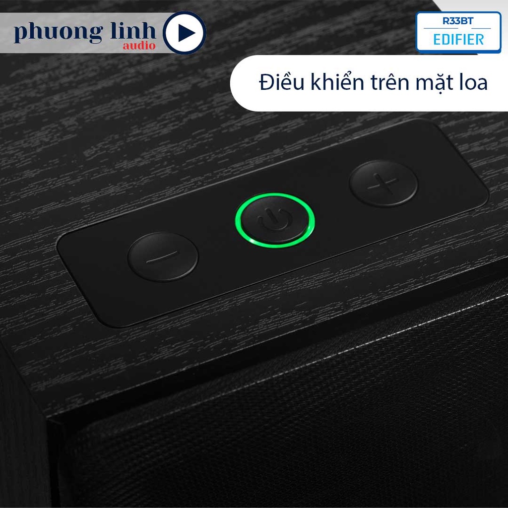 Loa bluetooth Edifier R33BT kết nối máy tính Công suất 10W Cổng AUX Bass driver 3.5 inch Hàng chính hãng