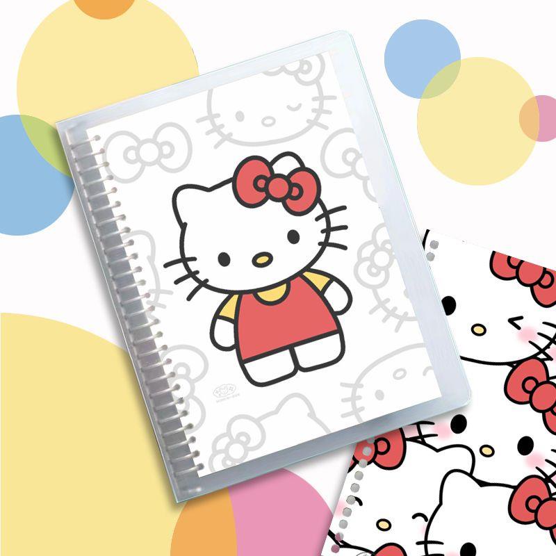 Sổ Tay B5 Bìa Ngoài In Hình Hello Kitty Dễ Thương Dùng Làm Quà Tặng Nhật Ký