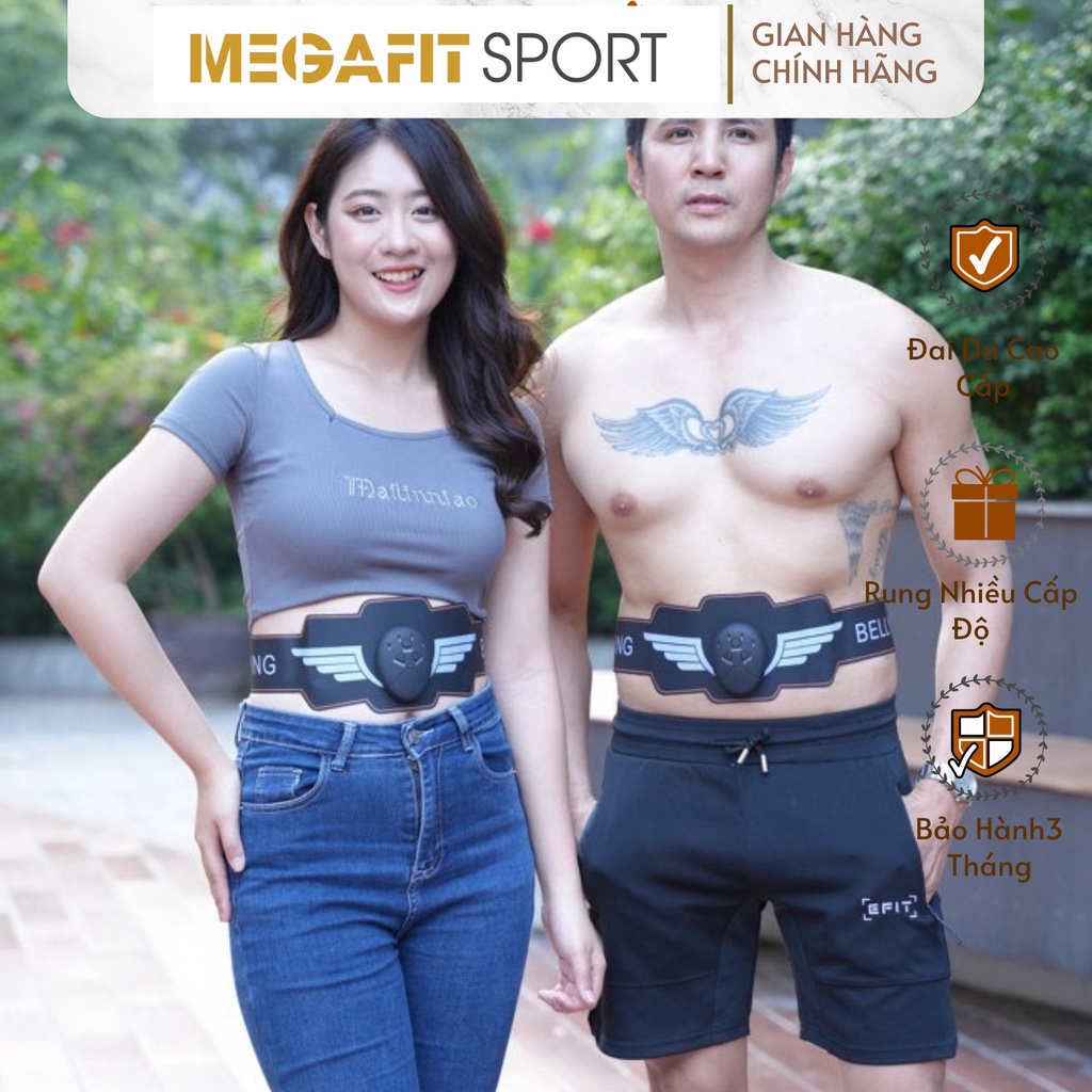 Đai Tập Bụng EMS với 6 Chế Độ Rung Cực Mạnh Cường Độ 15 Cấp Giúp Giảm Mỡ Bụng Chỉ Sau 2 Tuần Sử Dụng