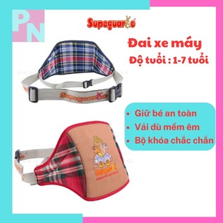 Đai xe máy cho bé đai giữ an toàn cho bé đai đi xe an toàn cho trẻ em thương hiệu Supeguardo