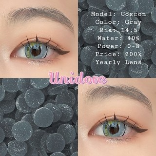 Lens mẫu coscon màu xám, cận 0