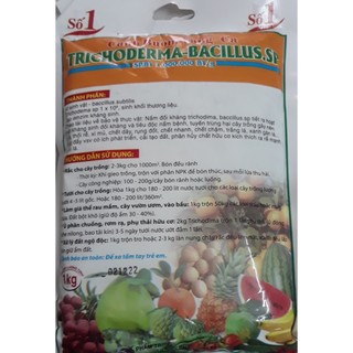 Nấm ủ Trichoderma gói 1kg Phòng nấm cho cây