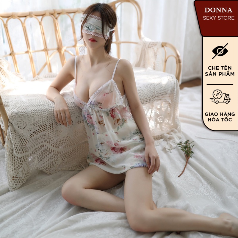 [HCM]BỘ ĐỒ NGỦ CHẤT LIỆU LỤA CAO CẤP SIÊU SEXY