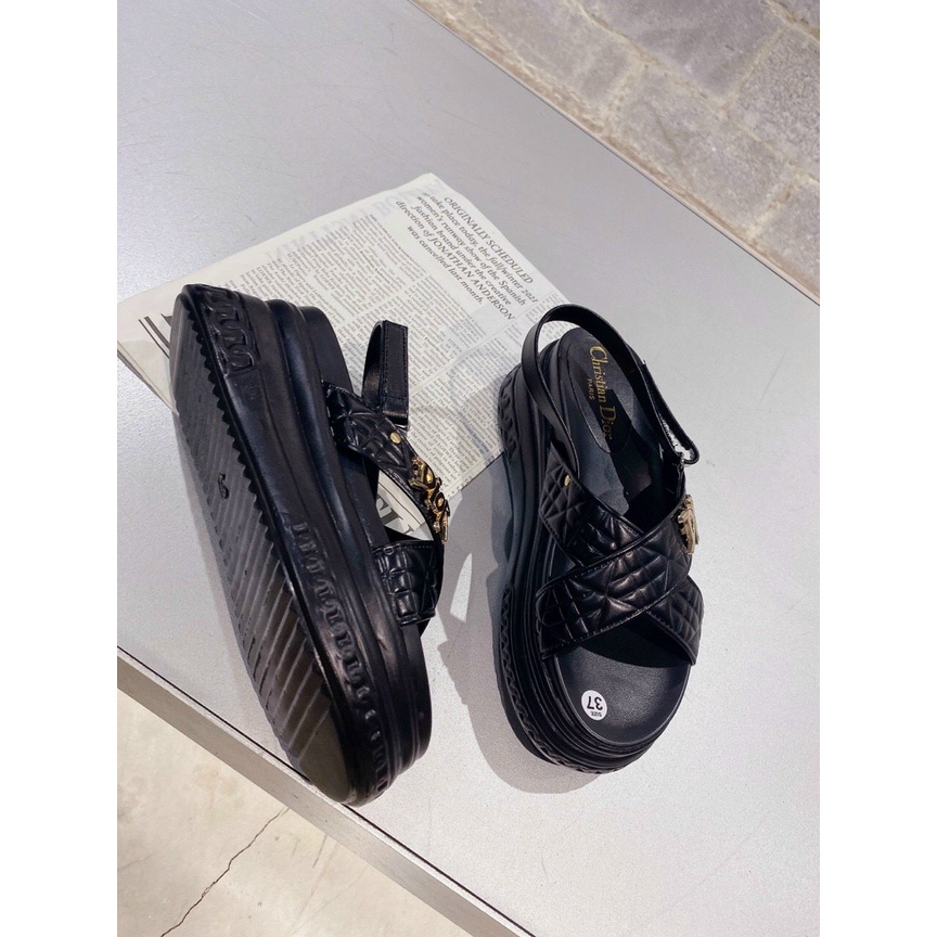 BAO ĐẸP - SANDAL NỮ - HẬU CHÉO DIRO - XĂNG ĐAN NỮ CAO CẤP, QUAI DA CHÉO PHỐI MÁC DIRO PHONG CÁCH, DỄ MANG, CAO 7P