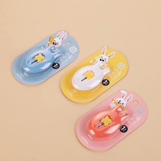 Dao rọc giấy/ dao dọc giấy, cắt giấy mini hình thỏ mây xinh xắn có lỗ treo