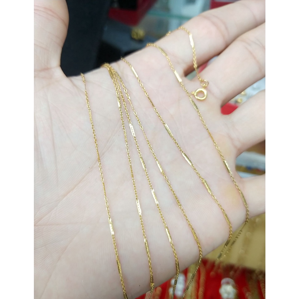 (Không kiêng mồ hôi) Dây Chuyền Nữ Trúc Nhỏ Cao Cấp-Dùng lâu dài tắm rửa thoải mái không đen