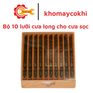 Bộ 10 lưỡi cưa lọng cho cưa sọc