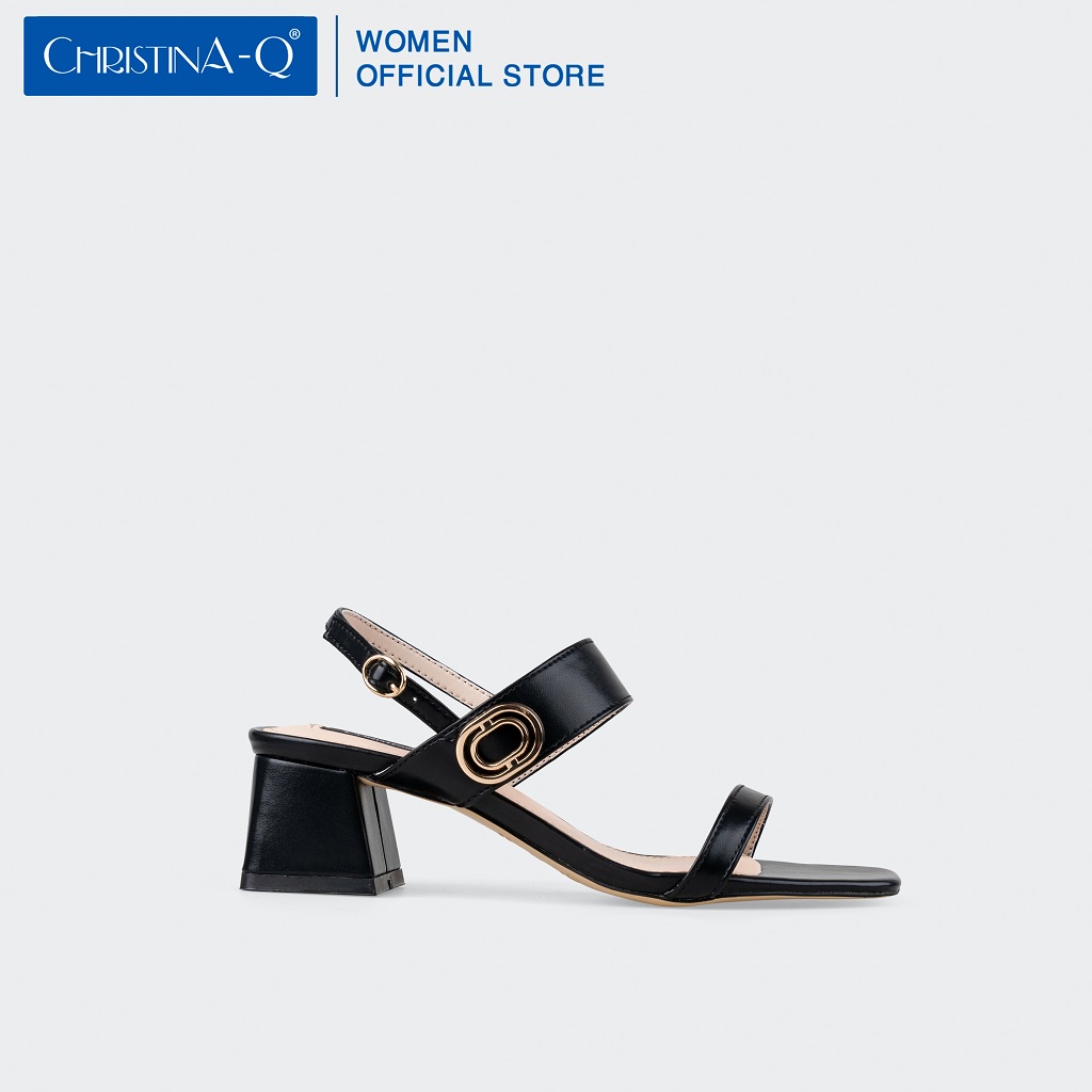 Giày Sandals Nữ Gót Trụ ChristinA-Q XDN295