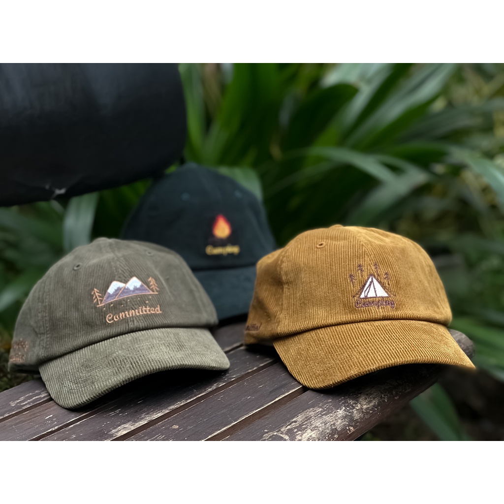 Mũ lưỡi trai nam nữ LAB+ COTTONLAB nón Camping trơn màu chất vải nhung mềm