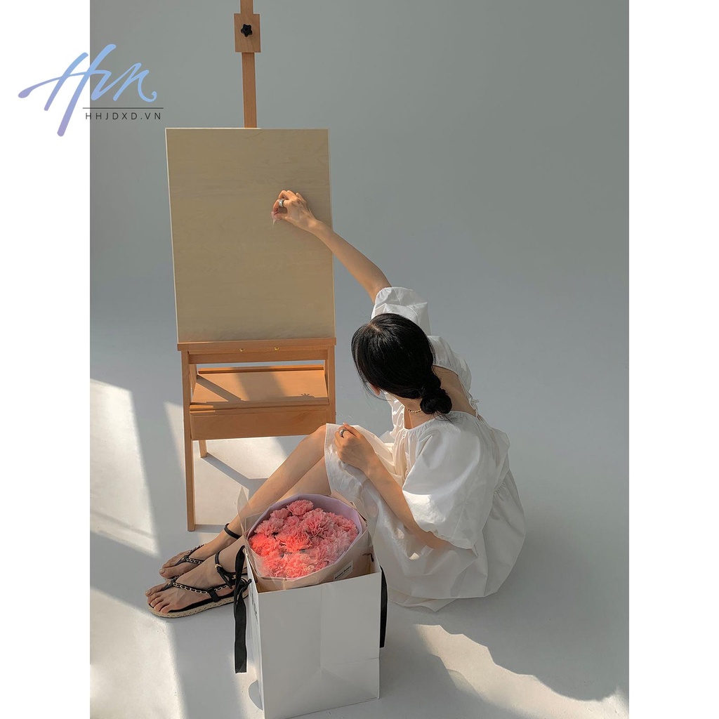 Đầm Ngắn Dáng Rộng Cổ Chữ v Phong Cách Pháp Thời Trang Mùa Hè 2023 Mới