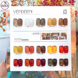 Set sơn gel thạch Vendeeni F22-15 màu