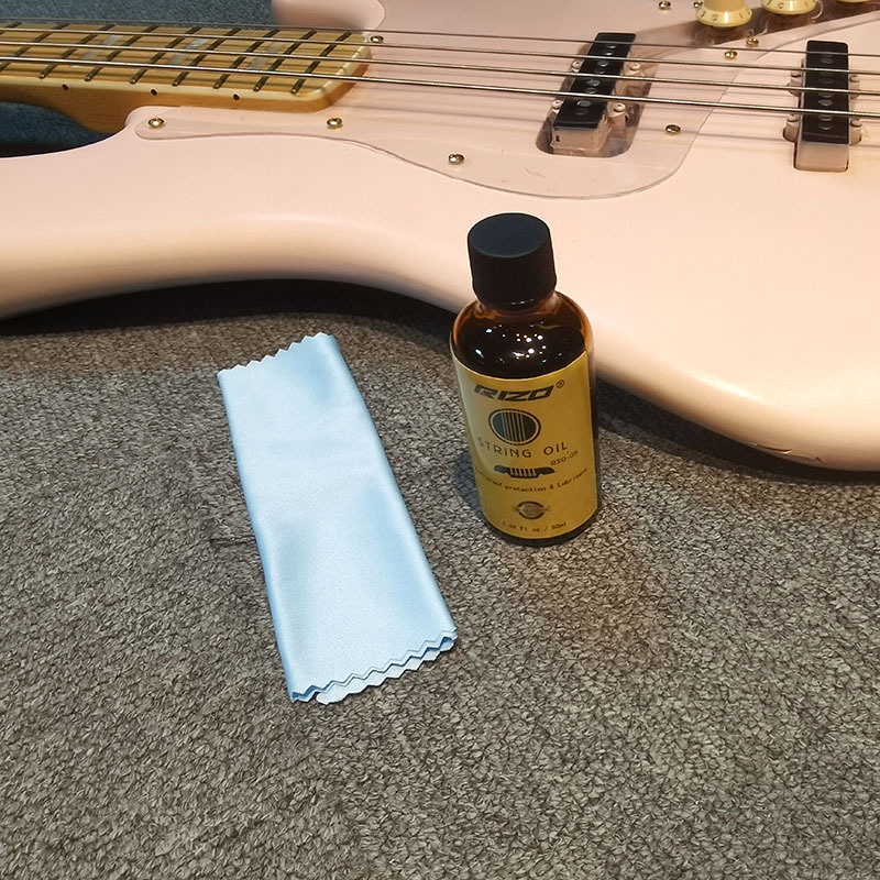Dầu Lau Dây Đàn Guitar I Vệ Sinh Dây Đàn Bóng Mượt + Tặng Kèm Khăn Lau Đàn