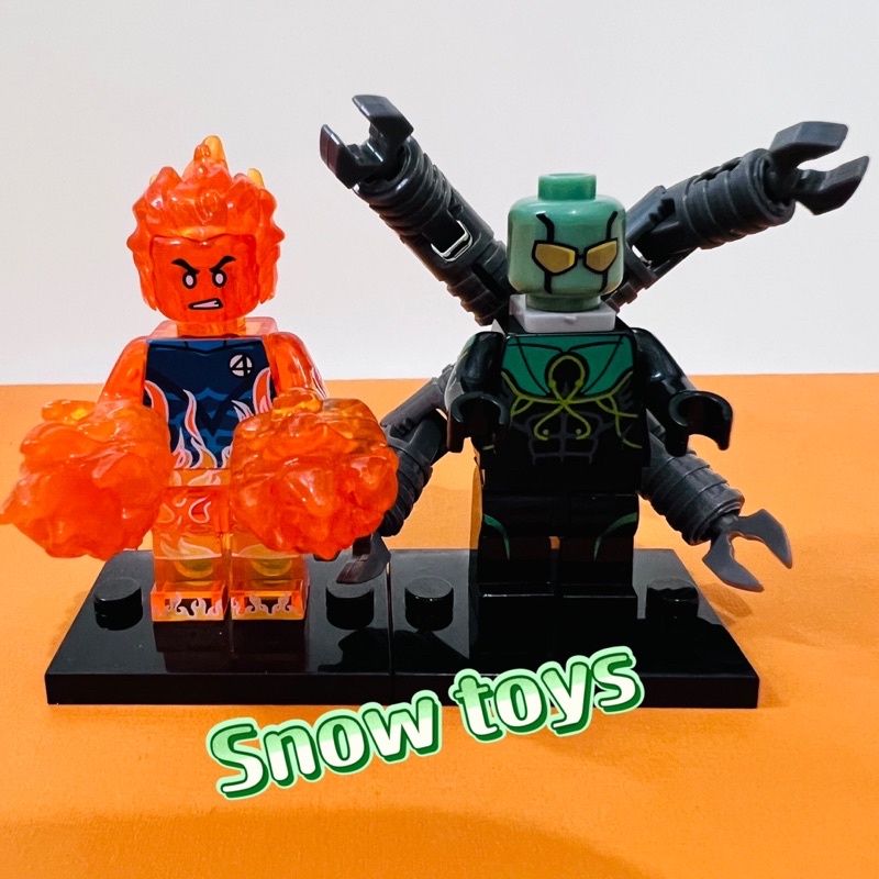 Minifigures Avengers Marvel - Mô hình Fantastic Leader Human Touch Loki Doctor Doom Scream Invisible Woman Spider man