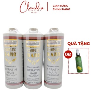 Kem hấp ủ tóc cao cấp keratin complex nano phục hồi tóc hư tổn, hấp nóng hấp lạnh tại nhà 1000ml - claudiaskincarebeauty
