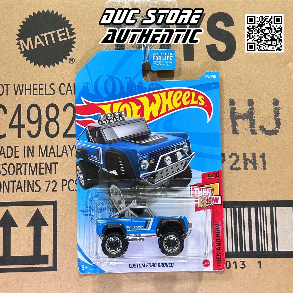 ducstore.vn Xe mô hình GTB36 Hot Wheels Custom Ford Bronco - Card US