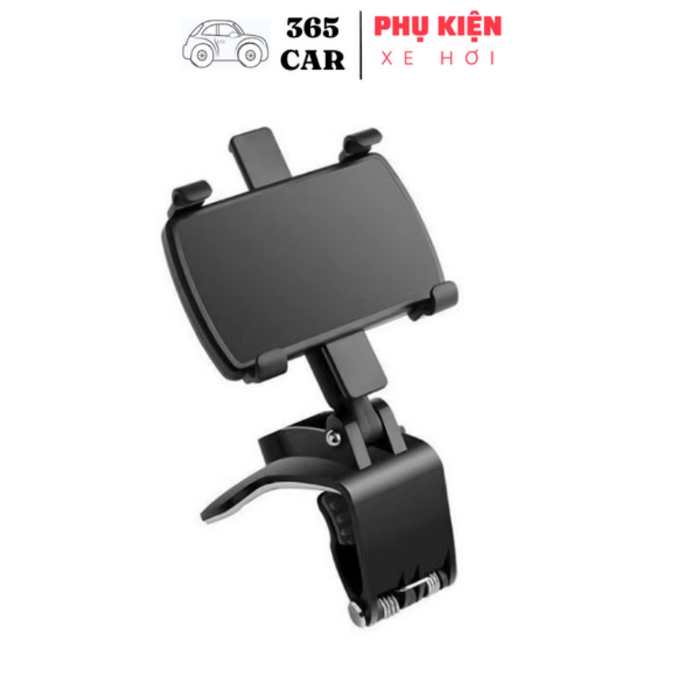 Giá đỡ điện thoại trên ô tô, kẹp điện thoại ô tô gắn trên bảng điều khiển - gương chiếu hậu - kẹp che nắng xoay 360 độ | BigBuy360 - bigbuy360.vn