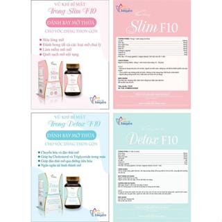 Viên uống Slim F10 - Hỗ trợ kiểm soát cân nặng