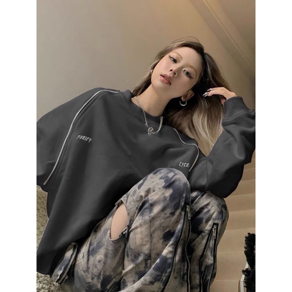 Varvet Áo Sweater Nỉ Cao Cấp Trendy Cá Tính Cực Chất Trendy