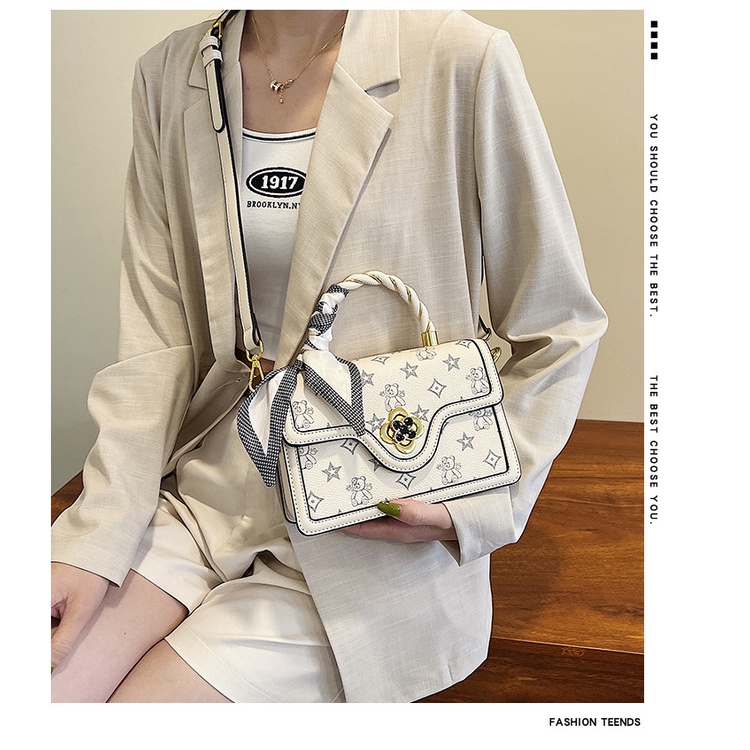 Túi Đeo Chéo Hình Vuông Nhỏ Thời Trang Chất Lượng Cao Cho Nữ