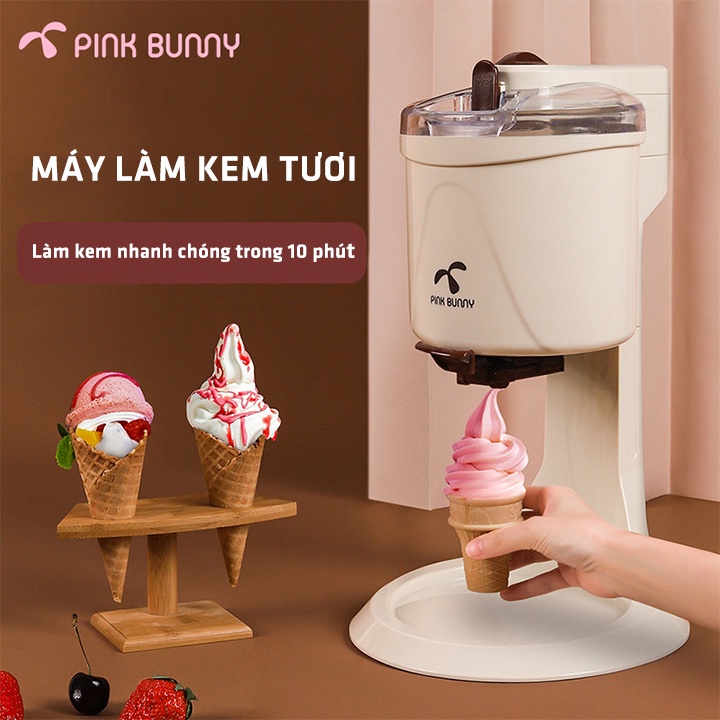 Máy làm kem tươi TẠI NHÀ,Tiện Lợi,hữu ích dễ sử dụng, Làm mát cơn nóng,giờ đây không còn khó khi có kem nữa!