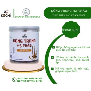 Đông trùng hạ thảo kochi sấy khô hộp 50g
