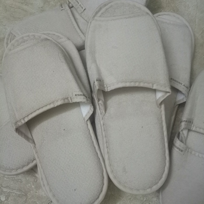 Dép vải bông đi trong nhà của các hàng hàng không