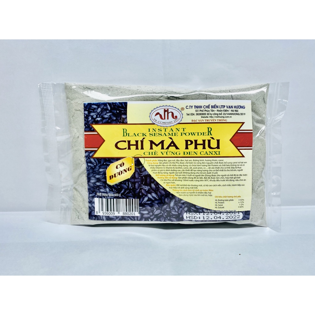 Chè vừng đen  Vạn Hương thơm ngon bổ dưỡng