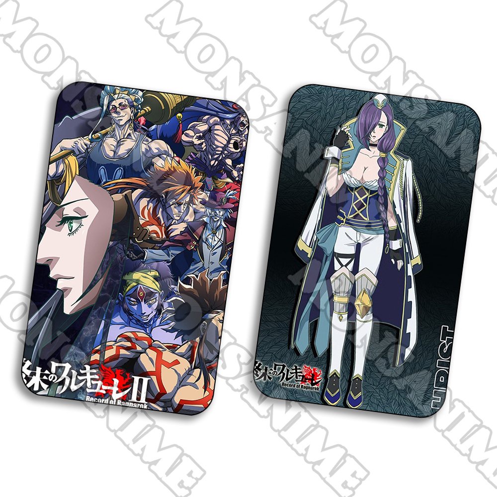 Ảnh card bo góc in hình Record of Ragnarok thẻ bo viền 5*8cm anime chibi sưu tầm 1 tấm