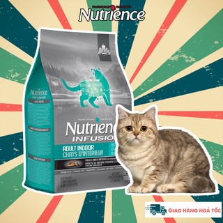 thức ăn cho mèo anh lông ngắn Nutrience bao 500g & 2.27kg đồ ăn cho mèo anh lông ngắn vị gà tây, cá hồi, cá biển