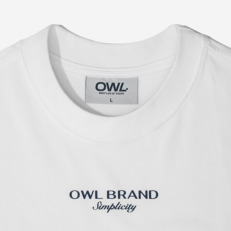 Áo thun Owlbrand Simlicity/Trắng